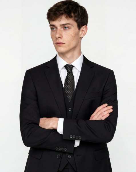 Harry Brown Raffi suit jacket in black - view 1