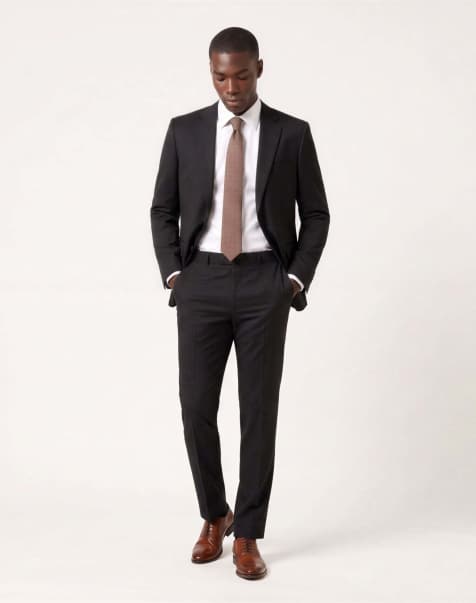 Harry Brown Raffi suit jacket & trousers in black - view 1