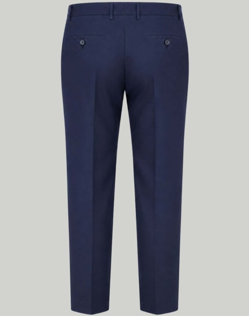 Harry Brown Raffi suit trousers in navy in navy, 4 of 4