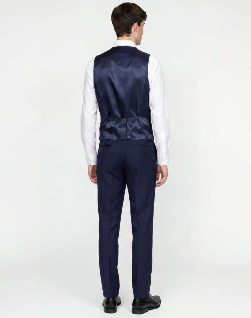 Harry Brown Raffi suit waisstcoat in navy in navy, 2 of 4