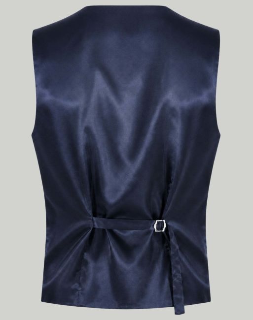 Harry Brown Raffi suit waisstcoat in navy in navy, 4 of 4