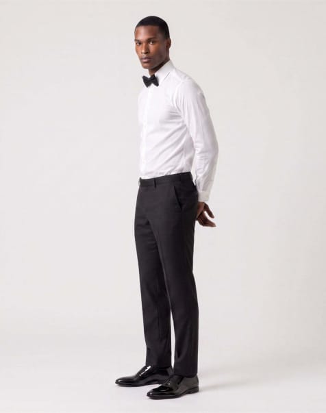 Harry Brown Raffi tux suit trousers in black in black