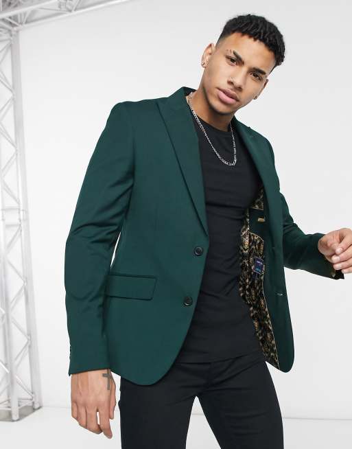 Harry Brown skinny fit stretch plain suit jacket ASOS