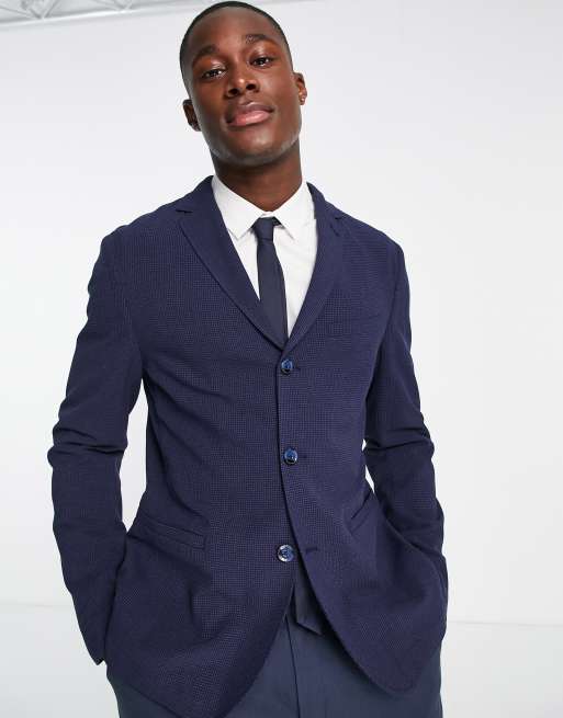 Mens navy best sale skinny suit