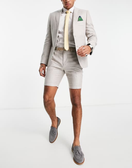 Linen jacket cheap and shorts