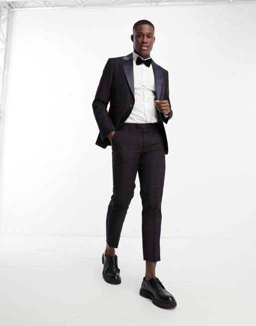 Tartan tuxedo sale pants