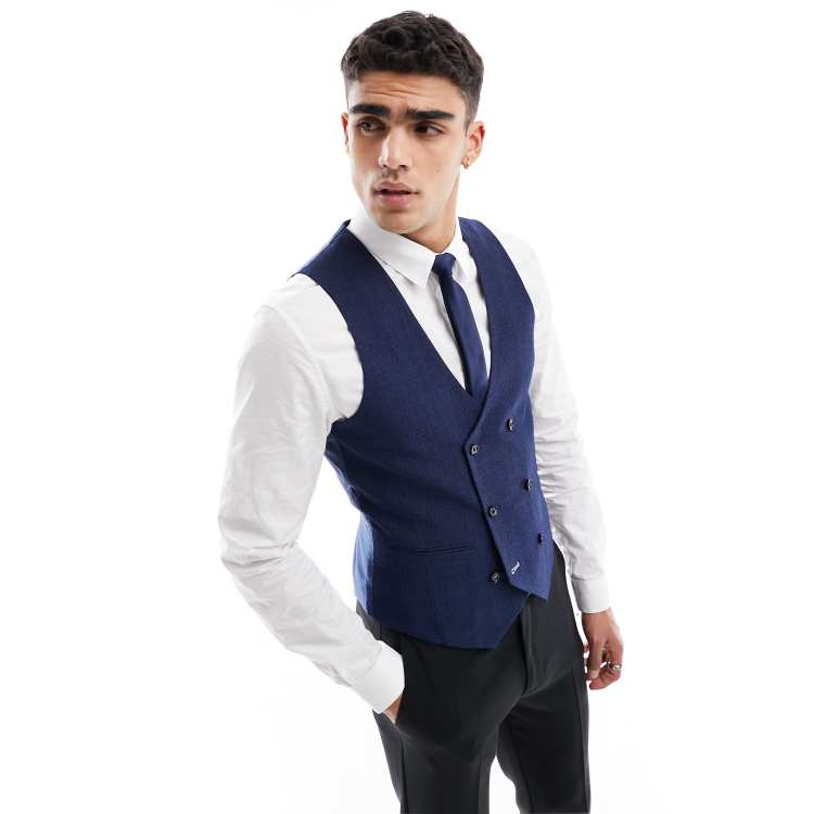 Double breasted waistcoat clearance next