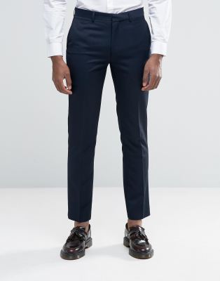 skinny fit formal trousers