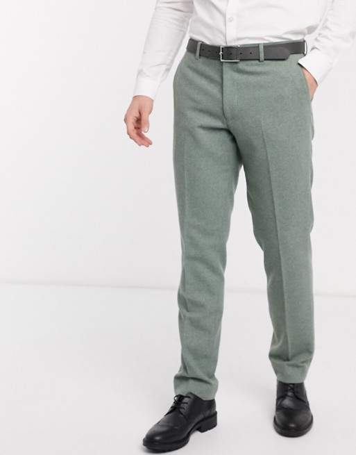 Harry Brown slim fit wedding tweed suit trouser