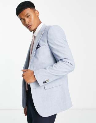 Harry Brown suit jacket in sky blue