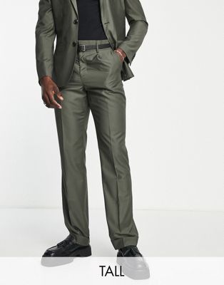 Harry Brown Tall loose fit bamboo suit trousers