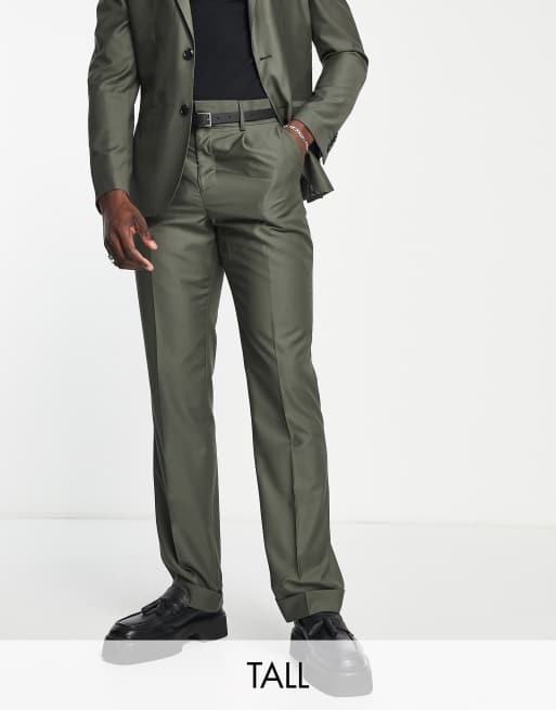 Harry Brown Tall - Pantaloni da abito ampi color bambù