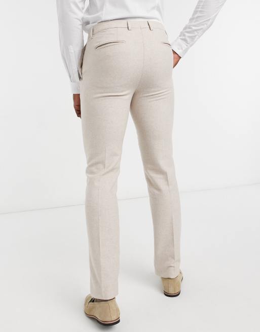 Harry Brown Tall - Pantaloni da abito slim in misto lana, 2 di 4