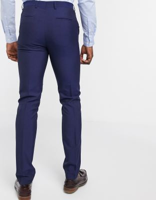 plain slim fit long pants
