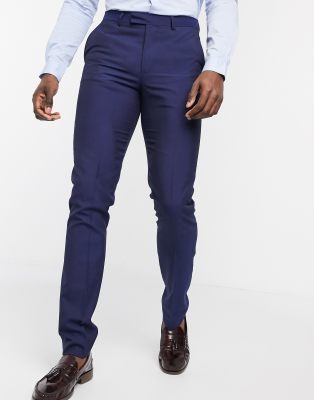 plain slim fit long pants