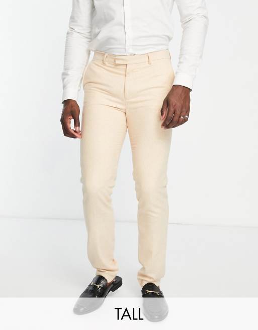 Mens dress pants tall best sale and slim