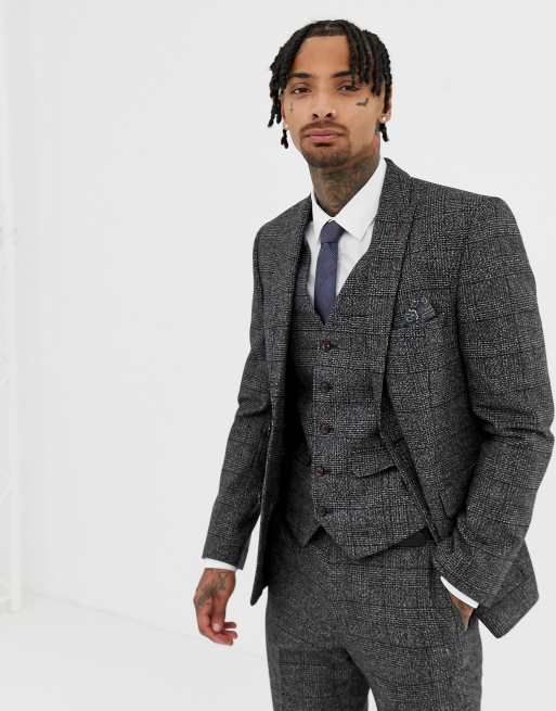 Textured suit deals