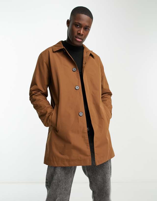 Harry Brown trench in brown