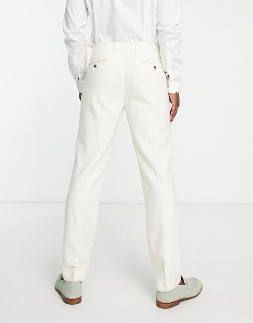 Harry Brown tweed suit trousers in stone, 2 of 4