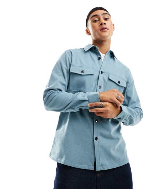 Light on sale blue overshirt