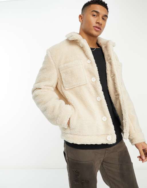 Veste best sale peau mouton