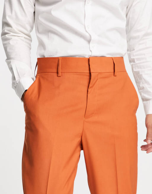 CARROT PANTS IN STRETCHY POPLIN WITH BELT