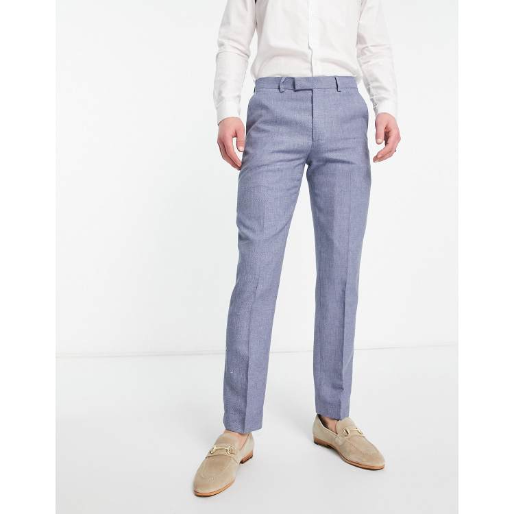 Baby blue sale linen pants