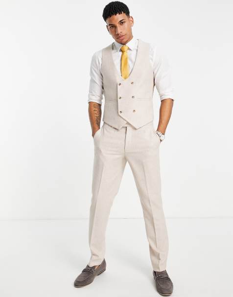 Harry Brown - Wedding - Pantalon de costume coupe slim en laine mélangée - view 1