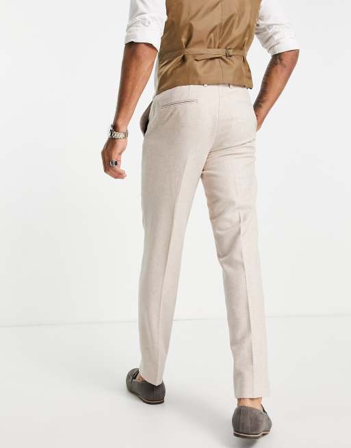 Harry Brown Wedding - Pantaloni da abito slim in misto lana, 2 di 4