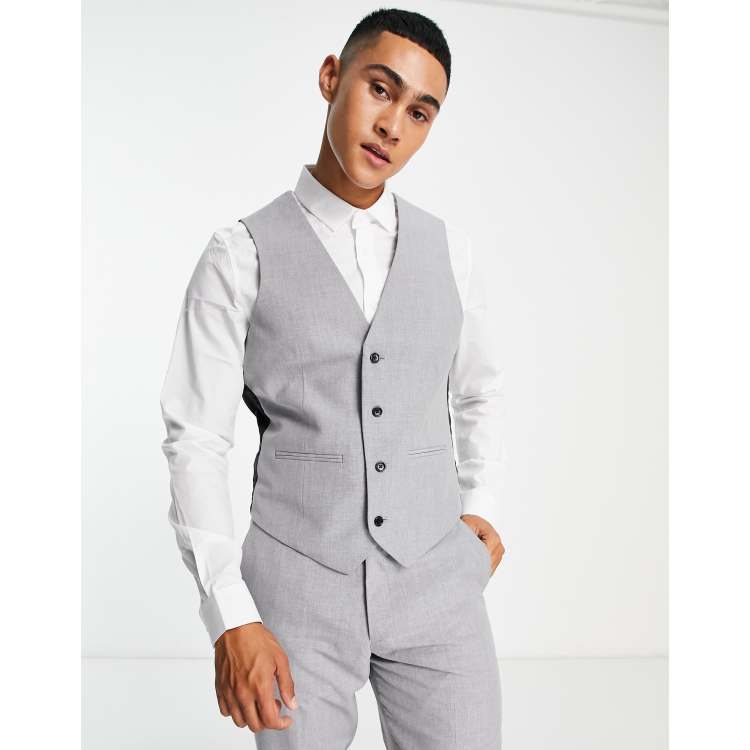 Grey shop wedding waistcoat