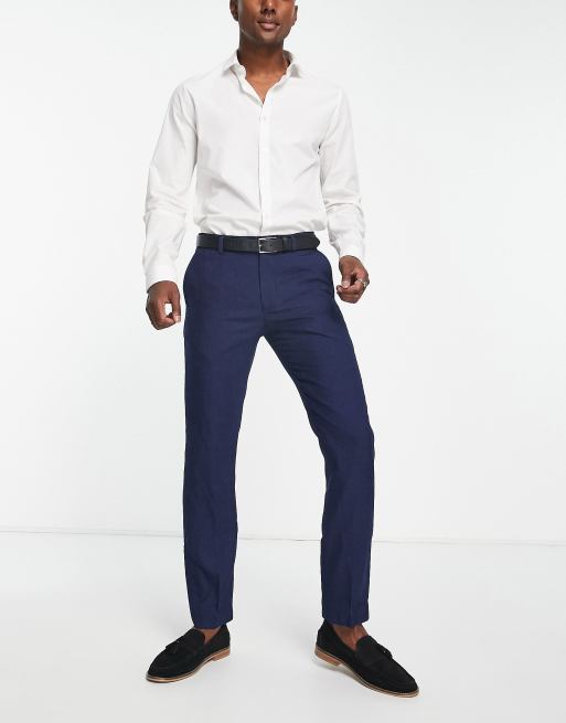 Harry Brown wedding suit pants in blue