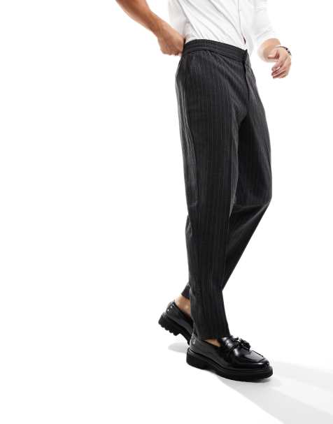 Pinstripe chinos on sale