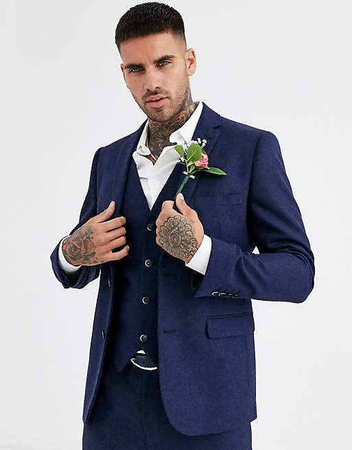 Harry Brown wedding tweed heritage slim fit suit jacket | ASOS