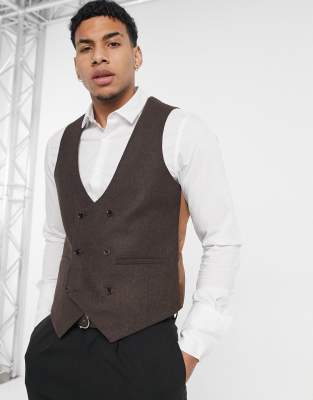 double breasted waistcoat asos