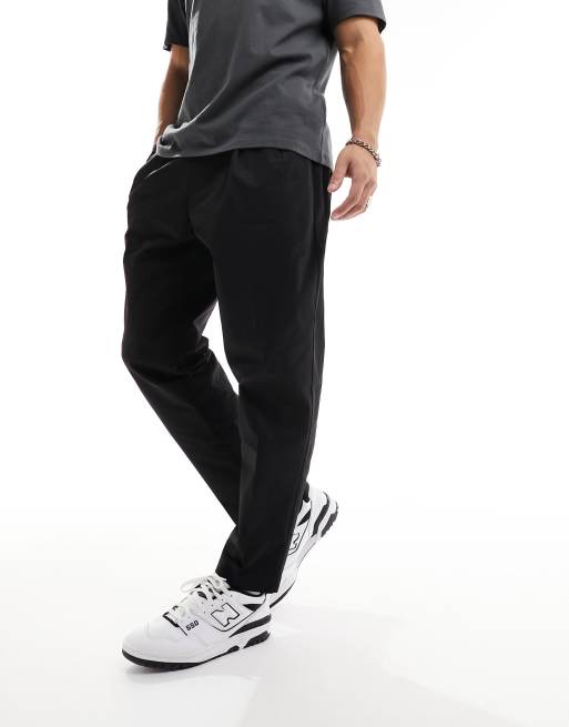 Harry Brown wide leg pants in black
