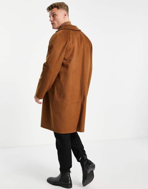 Wool blend sale cocoon coat