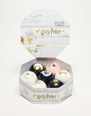 Widdop Harry Potter Christmas set of 7 Baubles-Multi