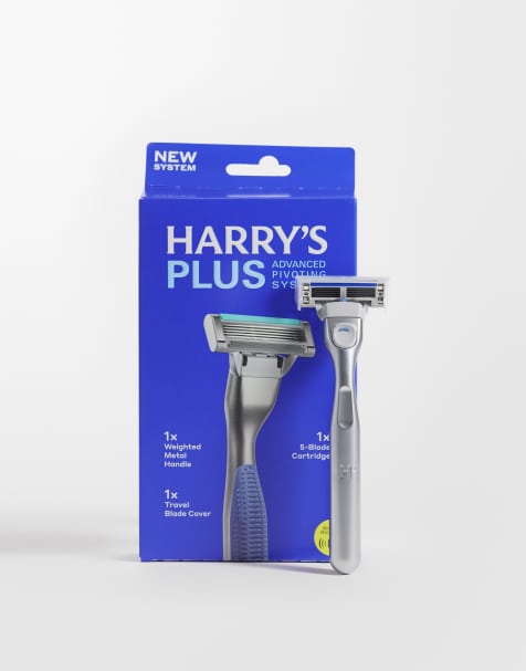 Harry's Plus Razor + Blade in tide - view 1