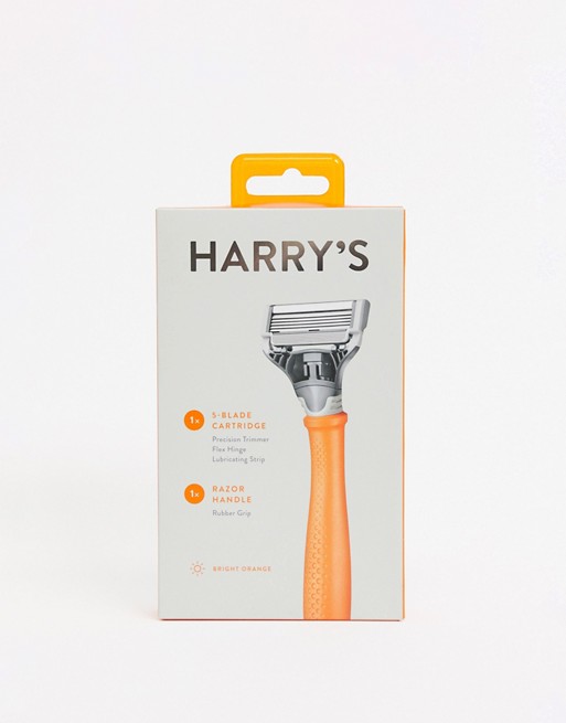 Harry's Truman Razor + Blade in Bright Orange