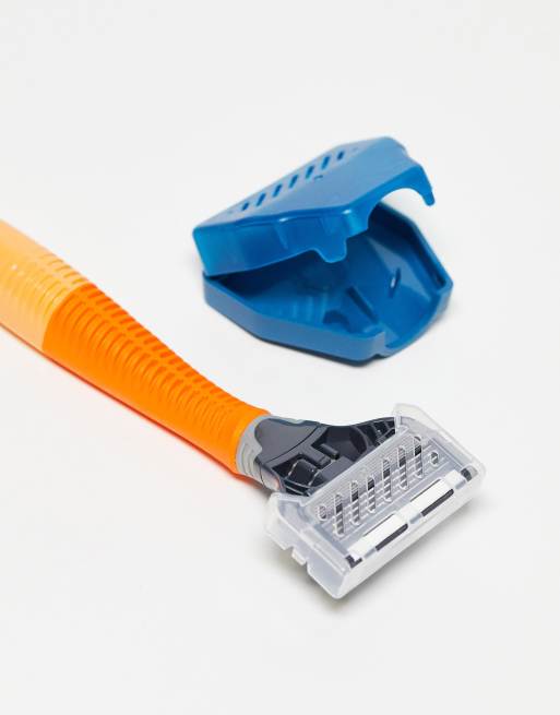 Harry's Truman Razor + Blade in Bright Orange, 2 of 4