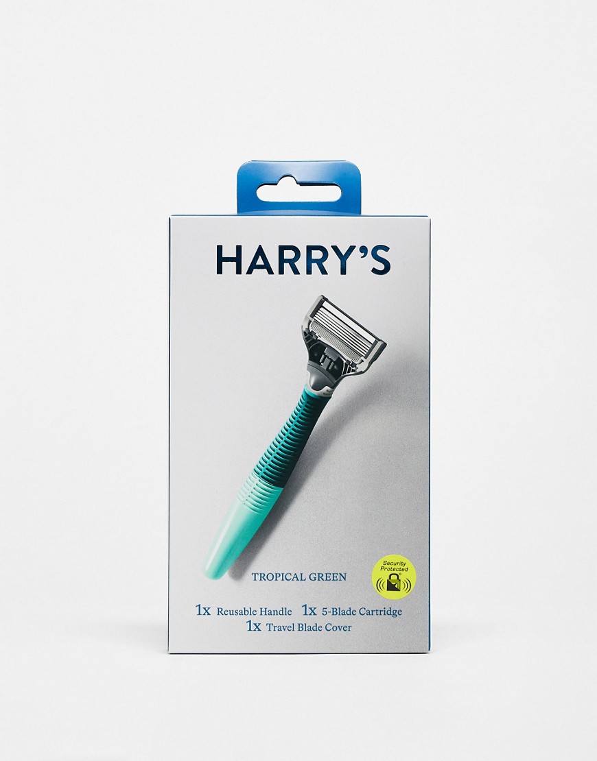 Harry’s Truman Razor + Blade in Tropical Green-No colour