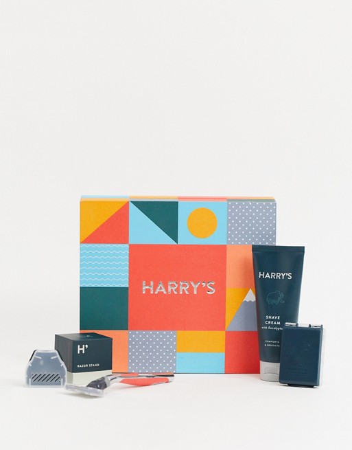 Harry's Winter Winston Deluxe Gift Set with Razor Stand