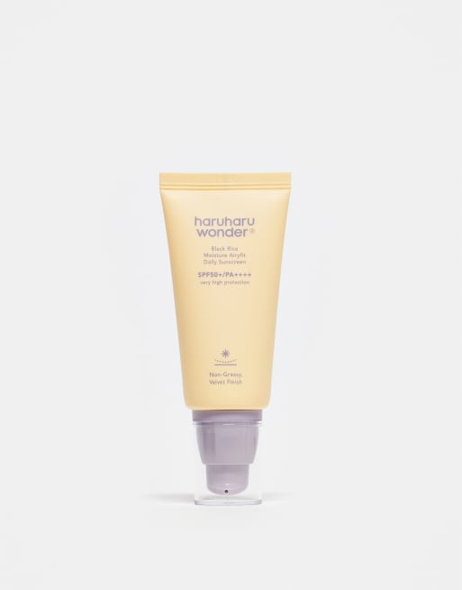 haruharu wonder - Black Rice Moisture Airyfit Daily Sunscreen - Crema quotidiana con SPF50+/PA++++ 50 ml