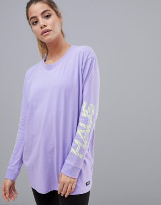 Haus by Hoxton Haus - Skater-T-shirt met capuchon in lila-Paars