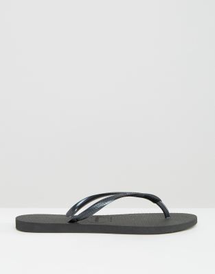 black diamante havaianas