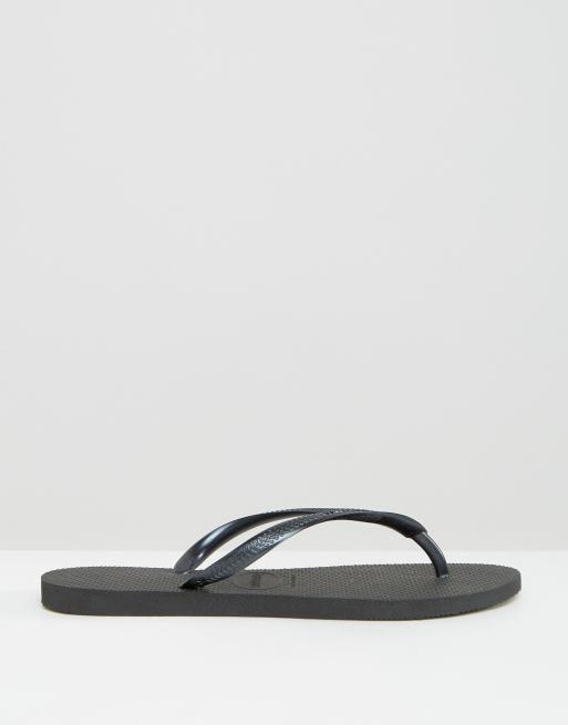 Havaianas Black Slim Flip Flops