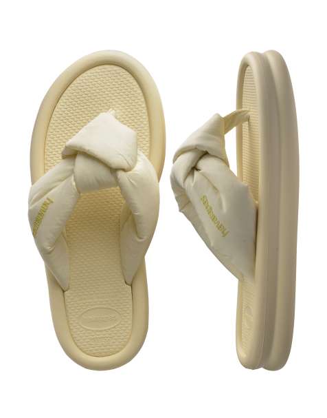 Havaianas - Bolle boho teenslippers in crème - view 1
