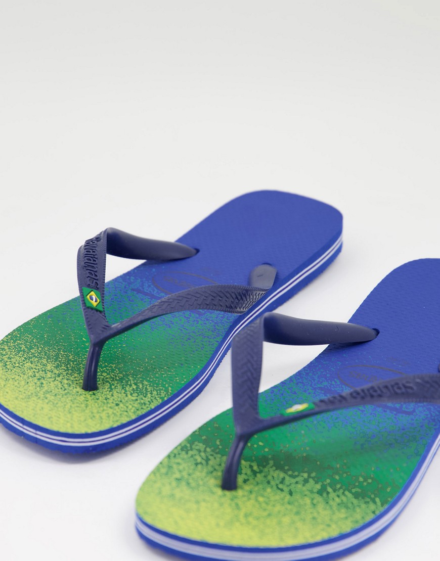 Havaianas brasil fresh flip flops in ombre multi
