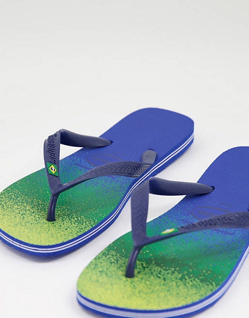 Havaianas brasil fresh flip flops in ombre multi | ASOS