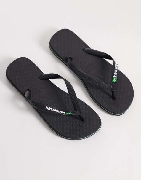 Havaianas - Brasil - Infradito unisex nere con logo - view 1